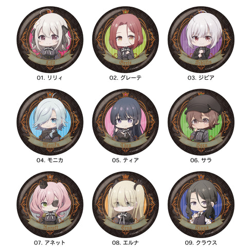 『スパイ教室』メタリック缶バッジ BOX